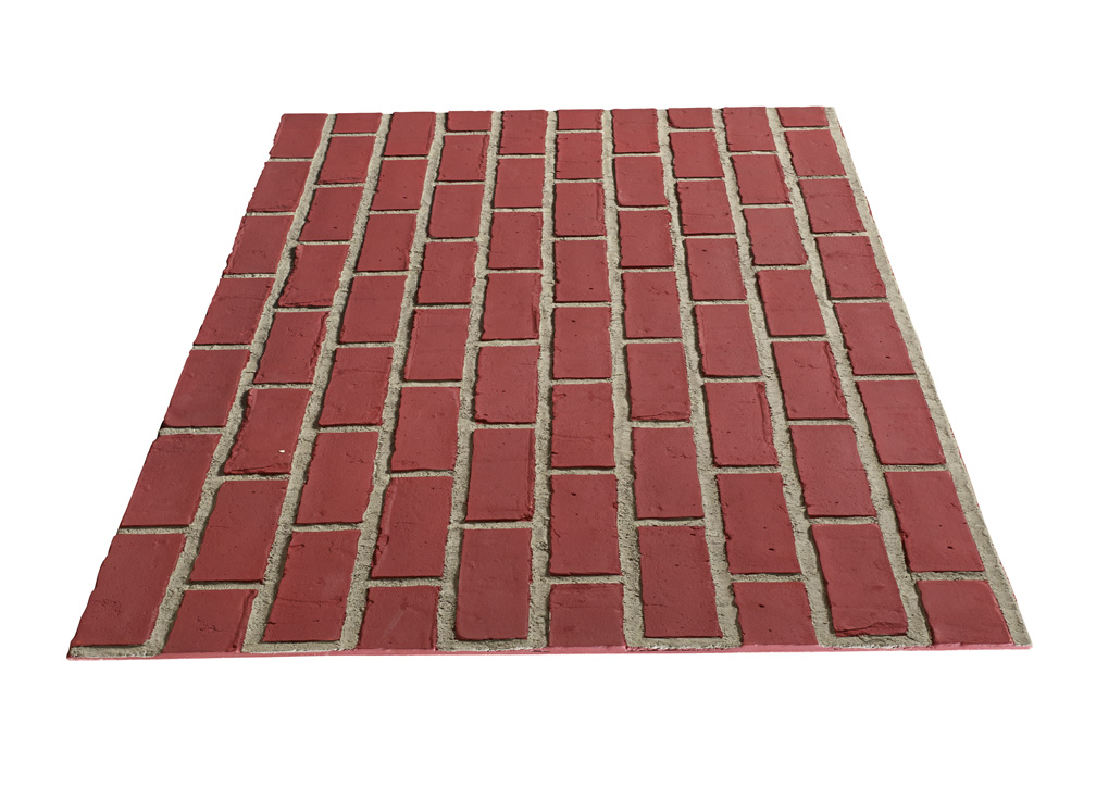 Historic Brick - Red Brick - Gray Grout